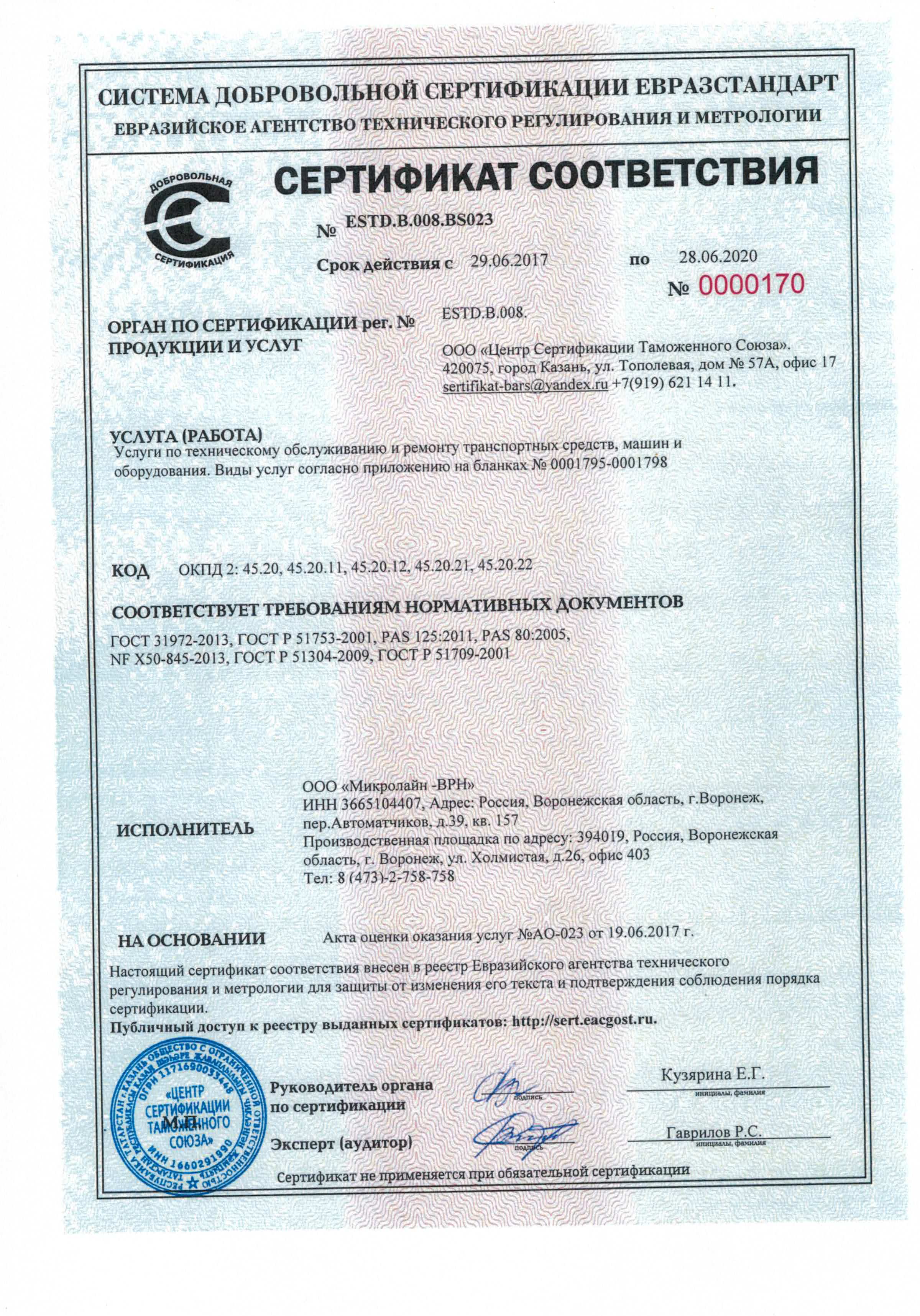 Сертификат электробезопасности МС ВРН Сертификат электробезопасности МС ВРН