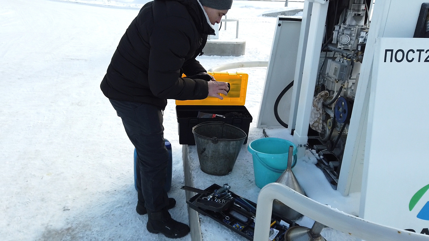Переоборудование ведомственной АЗС (ПАО "Акрон"), г. Великий Новгород