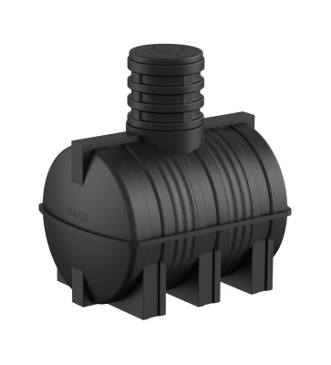 Подземная емкость D 2000 литров черная Подземная емкость D 2000 литров черная